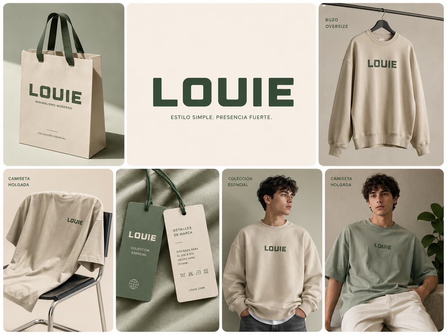 Fashion brand visual identity and creative branding design