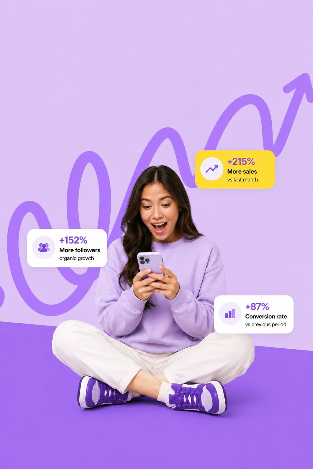 Personalized marketing strategy based on business goals and audience