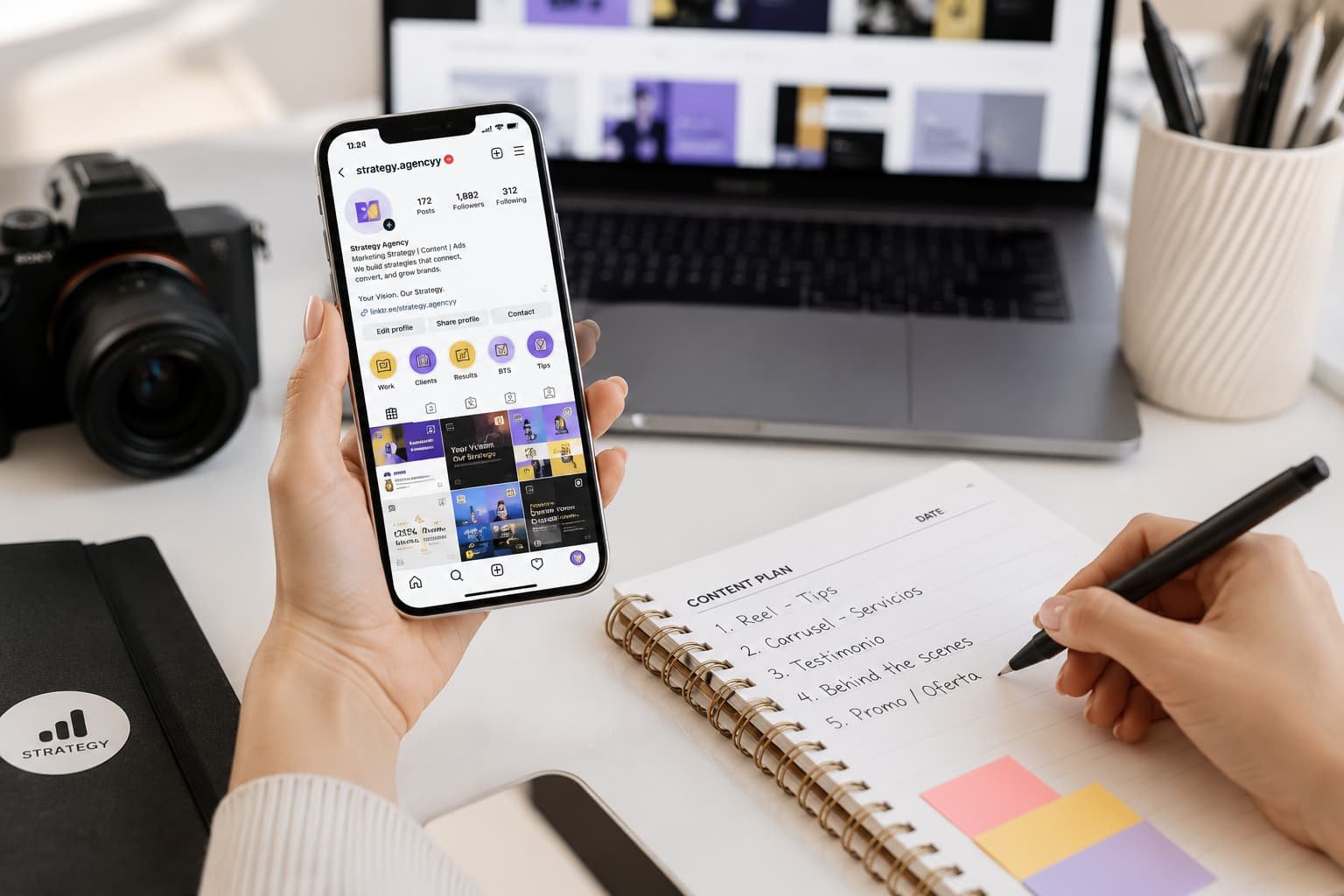 Social media management and content planning for Miami businesses